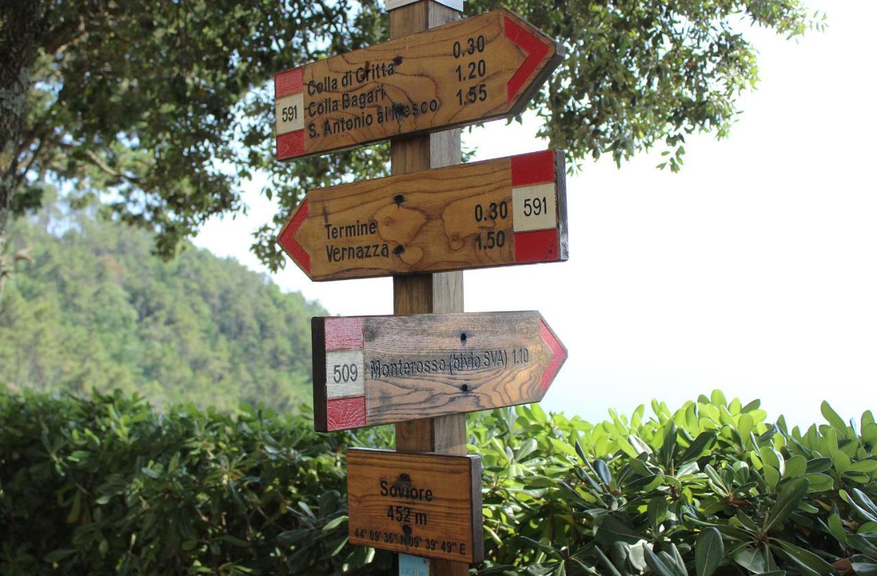 מונטרוסו אל מארה Santuario Ns Soviore Cinque Terre מראה חיצוני תמונה